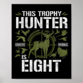 キッズ8歳狩り誕生日パーティダックディアーH ポスター (正面)