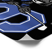 キッズ9歳アイスホッケーをテーマにした誕生日パーティー9 ポスター (角)