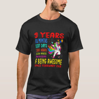 キッズ9歳素晴らしの9誕生日Kids Da Tシャツ