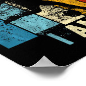 キッズ9誕生日ボーイサッカー9歳誕生日B ポスター (角)