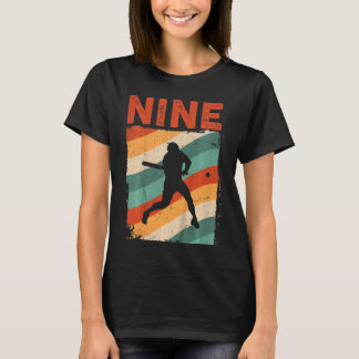 キッズ9誕生日レトロ野球9歳の少年G Tシャツ