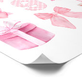 キッズ9thコケット誕生日パーティー9歳Gi ポスター (角)