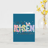 キッズ イースター 復活のイエス キリスト 幸せ カード (黄色い花)