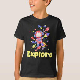 キッズ エクスプロア スペース Tシャツ