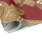 キッズ·ギンジャーブレッガーリードIIクリスマス ラッピングペーパー (ロールコーナー)