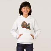 キッズ クリスマストレインTシャツ (正面フル)