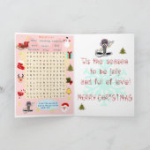 キッズ·クリスマス·カード対話型カード シーズンカード (内部)