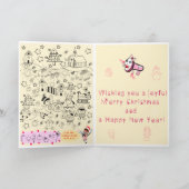 キッズ·クリスマス·カード対話型カード シーズンカード (内部)