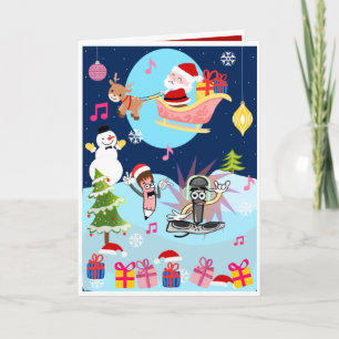 キッズ·クリスマス·カード対話型カード シーズンカード