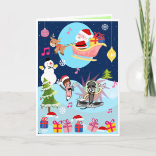 キッズ·クリスマス·カード対話型カード シーズンカード