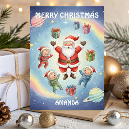キッズ クリスマス サンタ スペース アドベンチャー