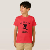キッズ グラフィック スキーテイ Tシャツ (正面フル)