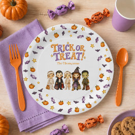 キッズ コスチューム パーティー トリック オア トリート ハロウィン ペーパープレート