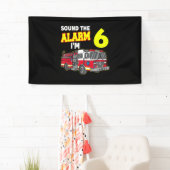 キッズ·サウンド·アラームIm 6キッズ消防車消防士 横断幕 (インサイチュ)