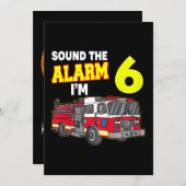 『キッズ・サウンド・アラームim 6 Kids Fire Track Fire Fighter』 シーズンカード (正面/裏面)