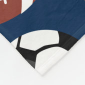 キッズ·スポはっきりしたーツ フリースブランケット (角)