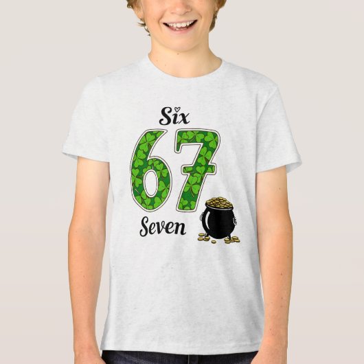キッズ セントパトリック・デイ シックス セブン トライブレンドＴシャツ (正面)