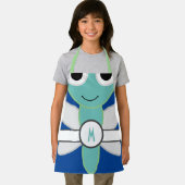 キッズ・ドラゴモノグラムのンフライ・エプロン エプロン (インサイチュ)