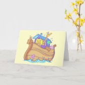 『キッズ・ノアズ・アークTシャツと贈り物』 カード (黄色い花)