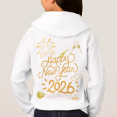 キッズ ハッピー ニューイヤー Tシャツ (裏面)