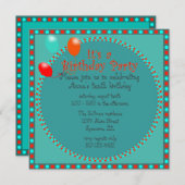 キッズ·バースデー·パーティーの招待 招待状 (正面/裏面)