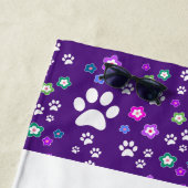 キッズ·パーソナライズされたビーチ·タオル、ドッグ·ポー印刷 ビーチタオル (インサイチュ)