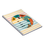 キッズ ビーバー スネーク オポッサム キャンプ ダイアリー ノートブック (右側)