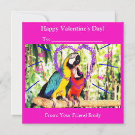 キッズ ファンキー クラスルーム バレンタイン ラブ パロッツ シーズンカード