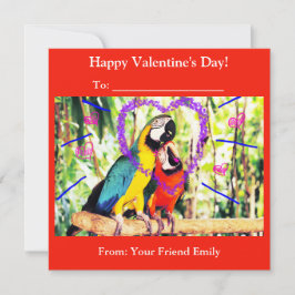 キッズ ファンキー クラスルーム バレンタイン ラブ パロッツ シーズンカード