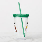 キッズ·フットボール·スターパーソナライズされたズ アクリルタンブラー (左)