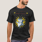 キッズ・プレKの卒業2019おもしろい Shark Gradギフト Tシャツ (正面)