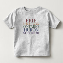 キッズ ミシガン グレートレイクス ステートTシャツ