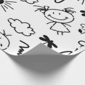 キッズ ラッピングペーパー (角)