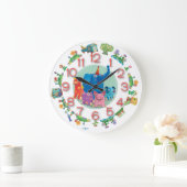 キッズ ラージ壁時計 (ホーム)