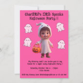 キッズ・リトル・スポークス ハロウィンパーティー 招待状 (正面)