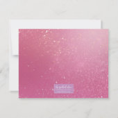 キッズ レインボーユニコーン オーダーメイド ノートカード (裏面)