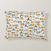 キッズ・建築・ダンプ・トラックの車種 アクセントクッション (裏面)