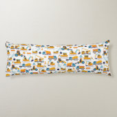 キッズ・建築・ダンプ・トラックの車種 ボディピロー (裏面)