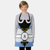 キッズ・(昆虫)マルハナバチ・エプロン エプロン (着用した状態)