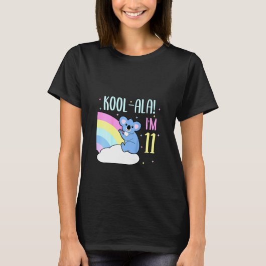 キッズ 11歳11誕生日コアラ誕生日パ Tシャツ (正面)
