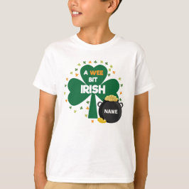 キッズ·st patricks day少々アイルランド人！ tシャツ