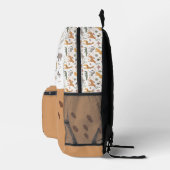 キッズABCアルファベットワイルド動物 プリントバックパック (右)