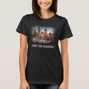 *~*キッズAP27愛国的キリスト教子供イエス Tシャツ