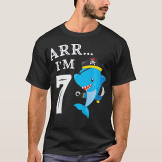 キッズARR IM 7誕生日海賊I 7誕生日シャール Tシャツ
