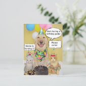 キッズBDポストカード招待状 インビテーションポストカード (スタンド正面)