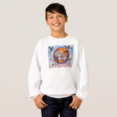 キッズHanes ComfortBlend®スウェットシャツ Tシャツ (正面フル)