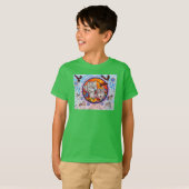 キッズHanes ComfortBlend®スウェットシャツ Tシャツ (正面フル)