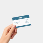 キッズIDラニヤードテンプレート音楽ツアー学校旅行 バッジ (Handheld)