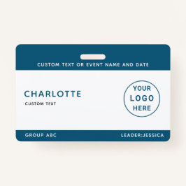 キッズIDラニヤードテンプレート音楽ツアー学校旅行 バッジ