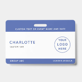 キッズIDラニヤードテンプレート音楽ツアー学校旅行 バッジ